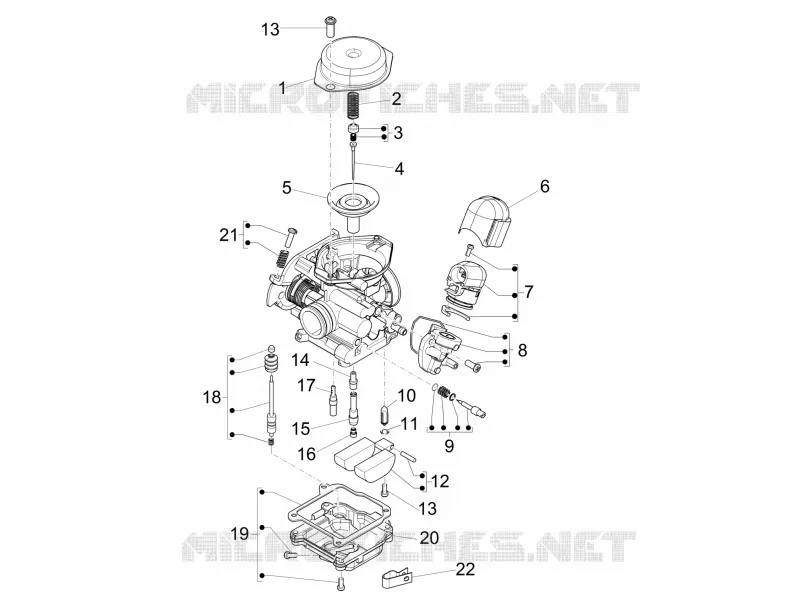 Composants de carburateur