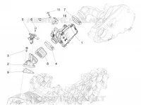 Corps papillon - Injecteur - Raccord d admission
