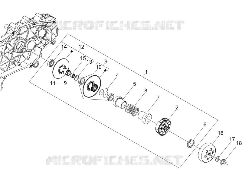 Driven pulley