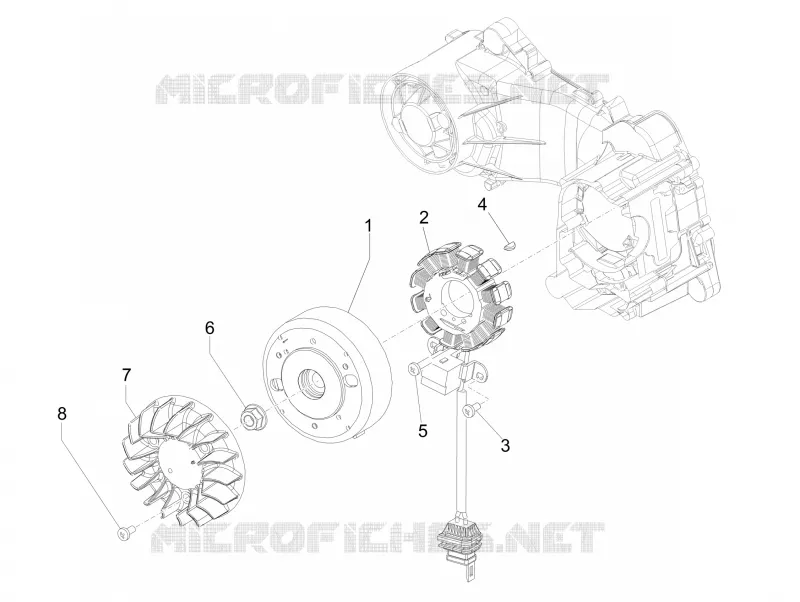 Volant magnetique