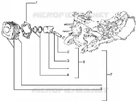 Ensemble cylindre-piston-axe de piston
