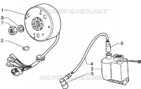 Volant magnetique-Bobine h.t.