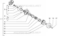 Driven pulley