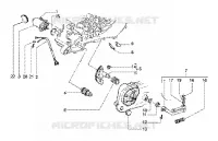 Starting motor-starter lever