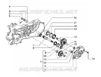 Rear wheel shaft