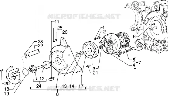 Flywheel magneto