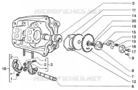 Rocker levers support