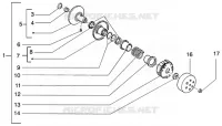 Driven pulley