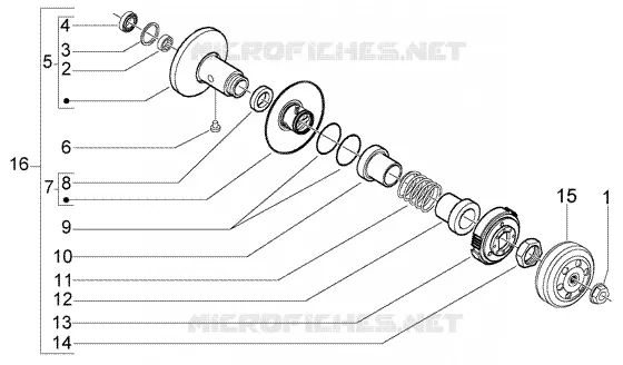 Driven pulley
