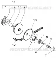 Driving pulley