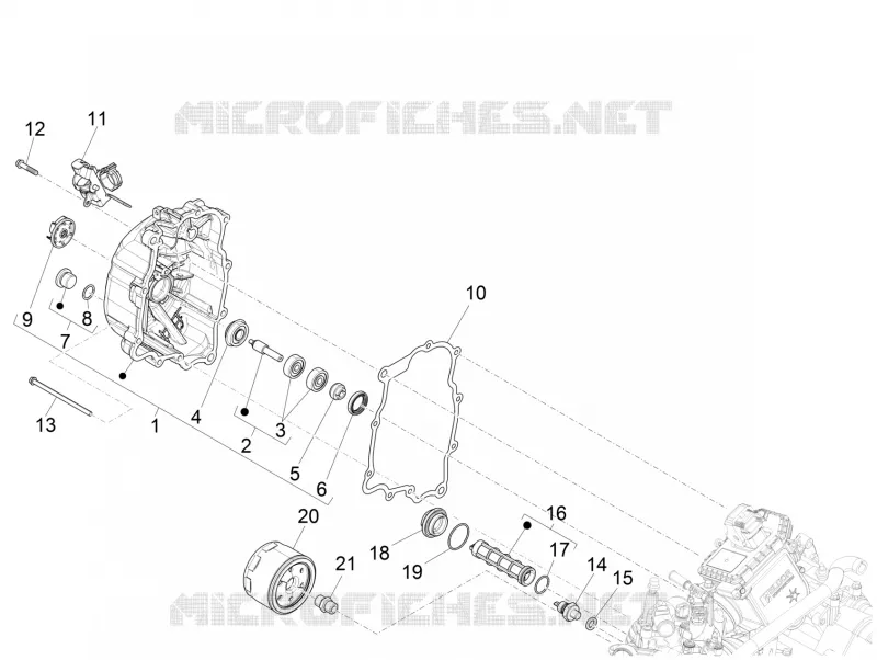 Couvercle volant magnetique - Filtre à huile