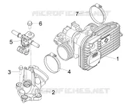 Boitier papillon - Injecteur - Pipe d'admission