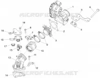 Boitier papillon - Injecteur - Pipe d'admission