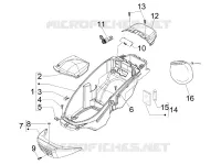 Logement casque - Dessous de selle