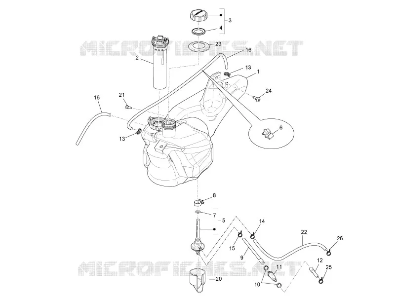 Réservoir carburant