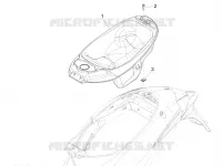 Logement casque - Dessous de selle