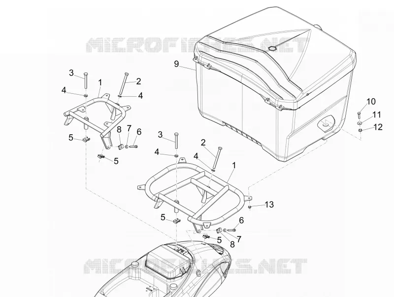 Porte-bagages arrière