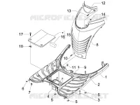 Protection centrale - Repose-pieds