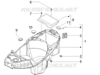 Logement casque - Dessous de selle