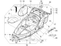 Logement casque - Dessous de selle