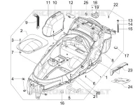 Logement casque - Dessous de selle