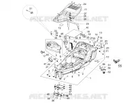 Logement casque - Dessous de selle