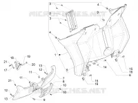 Coffre avant - Contre-tablier