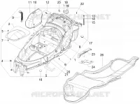 Logement casque - Dessous de selle