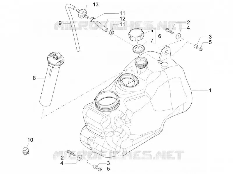 Réservoir carburant