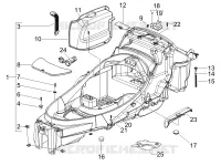 Logement casque - Dessous de selle
