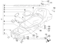 Logement casque - Dessous de selle