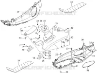 Protection centrale - Repose-pieds