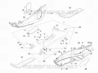 Protection centrale - Repose-pieds