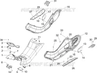 Protection centrale - Repose-pieds