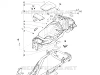 Logement casque - Dessous de selle