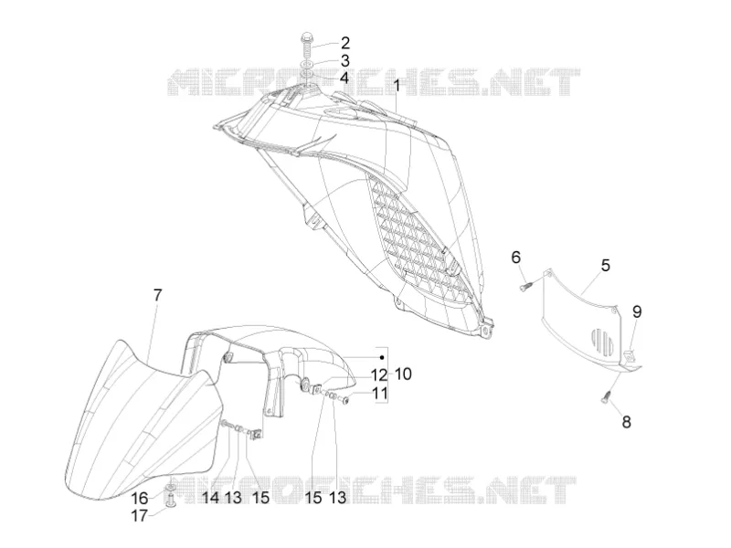 Logement roue - Garde boue