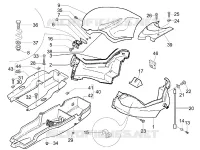 Logement casque - Dessous de selle