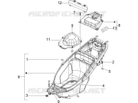 Logement casque - Dessous de selle