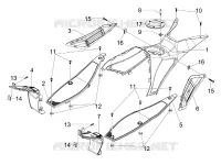 Protection centrale - Repose-pieds