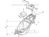 Logement casque - Dessous de selle