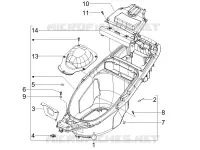 Logement casque - Dessous de selle