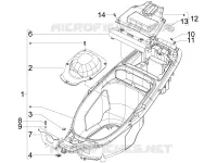 Logement casque - Dessous de selle