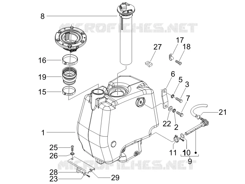 Réservoir carburant