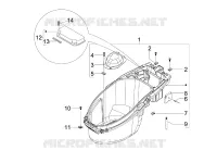 Logement casque - Dessous de selle