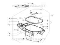 Logement casque - Dessous de selle