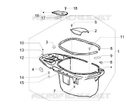 Logement casque - Dessous de selle