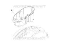 Logement casque - Dessous de selle