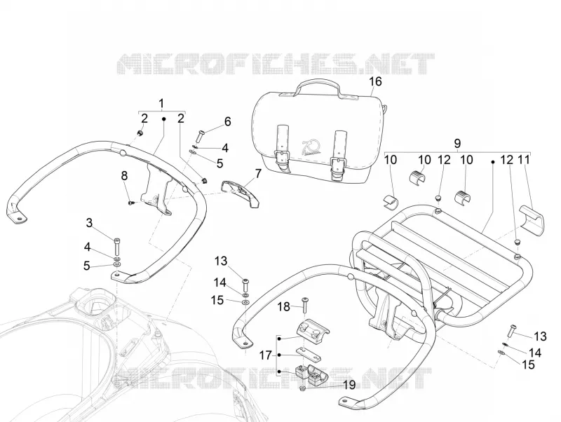 Porte-bagages arrière