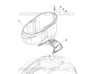 Logement casque - Dessous de selle