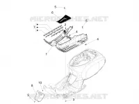 Protection centrale - Repose-pieds